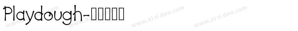 Playdough字体转换