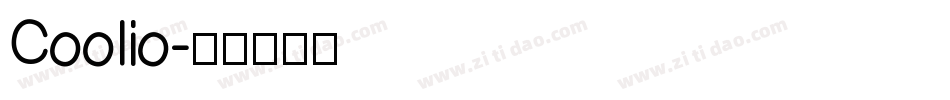 Coolio字体转换