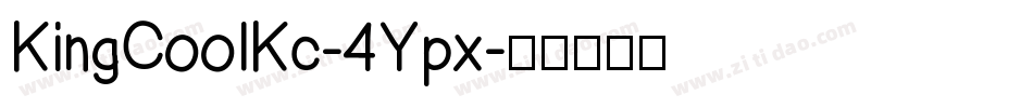 KingCoolKc-4Ypx字体转换