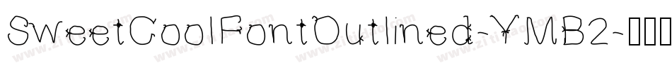 SweetCoolFontOutlined-YMB2字体转换
