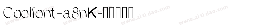Coolfont-a8nK字体转换