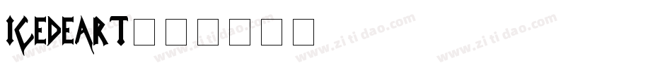 icedeart字体转换