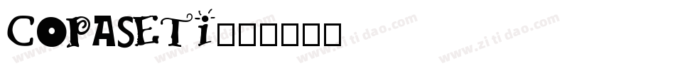 COPASETI字体转换