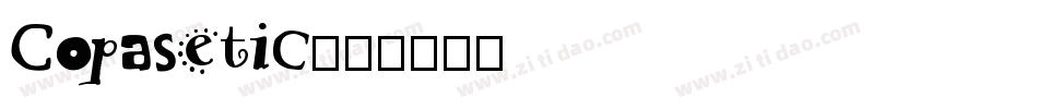 Copasetic字体转换