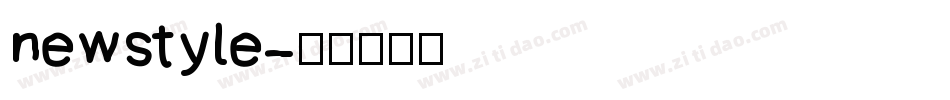newstyle字体转换