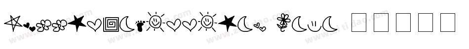 MtfFlowerDoodles-KEAe字体转换