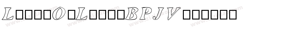 LoadsOfLove-BPJV字体转换
