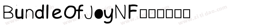 BundleOfJoyNF字体转换
