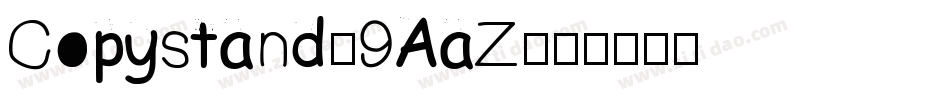 Copystand-9AaZ字体转换
