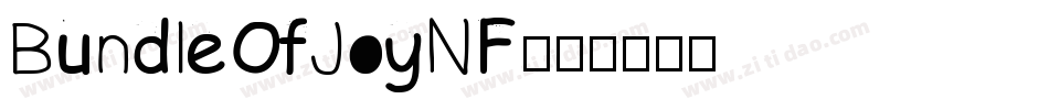 BundleOfJoyNF字体转换