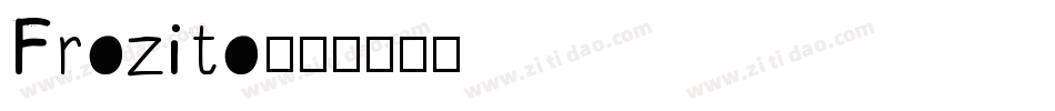 Frozito字体转换