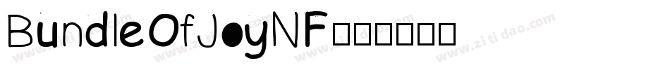 BundleOfJoyNF字体转换