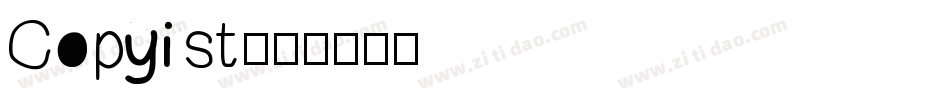 Copyist字体转换