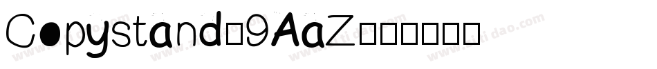 Copystand-9AaZ字体转换