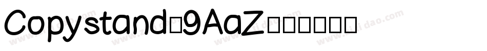 Copystand-9AaZ字体转换