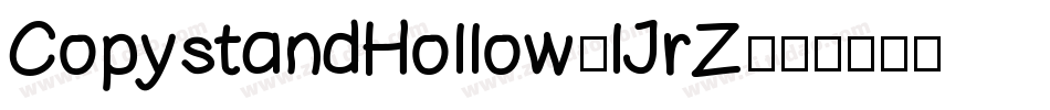 CopystandHollow-lJrZ字体转换