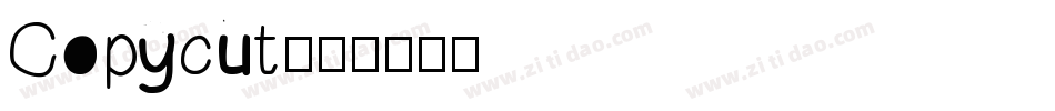 Copycut字体转换