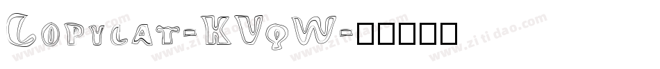 Copycat-KVqW字体转换 Copycat-KVqW字体转换
