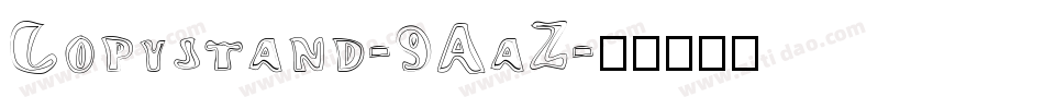Copystand-9AaZ字体转换