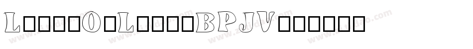 LoadsOfLove-BPJV字体转换
