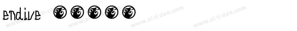 Endive字体转换