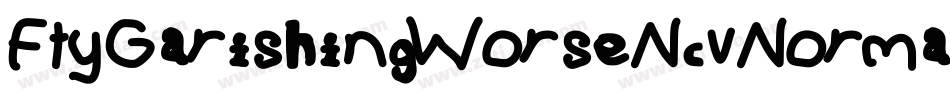 FtyGarishingWorseNcvNormal-04Kv字体转换 FtyGarishingWorseNcvNormal-04Kv字体转换