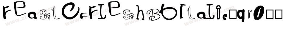 FeastOfFleshBbItalic-qr0字体转换