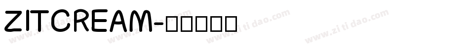ZITCREAM字体转换