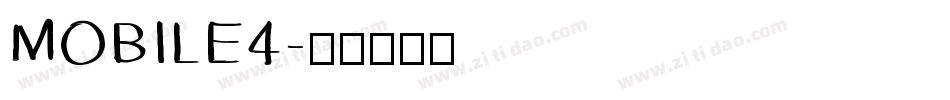 MOBILE4字体转换