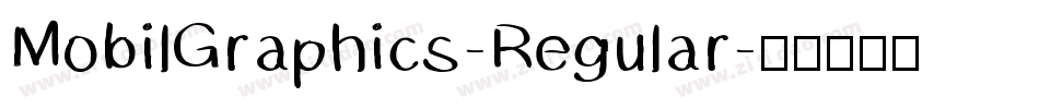 MobilGraphics-Regular字体转换