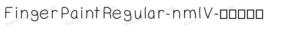 FingerPaintRegular-nmlV字体转换