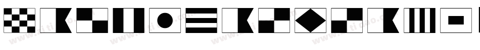NauticalFlags字体转换