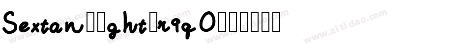 Sextanlight-r9qO字体转换