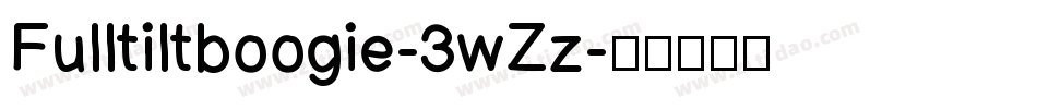 Fulltiltboogie-3wZz字体转换