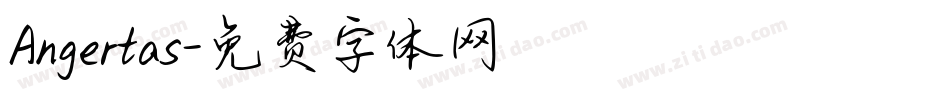 Angertas字体转换