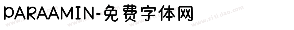 PARAAMIN字体转换