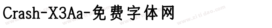 Crash-X3Aa字体转换