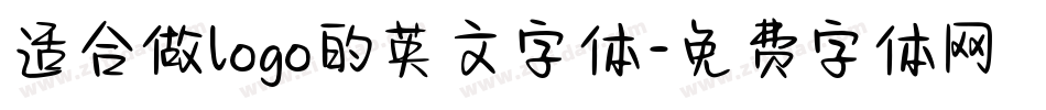 适合做logo的英文字体字体转换