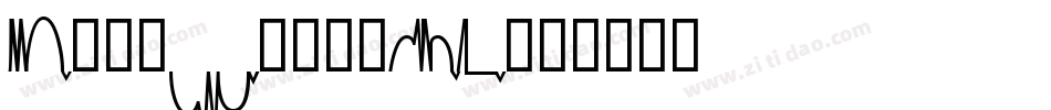 MesaVerdeNF字体转换