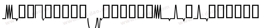 Y2kAnalogLegacy-XGmG字体转换
