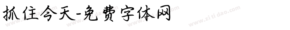 抓住今天字体转换