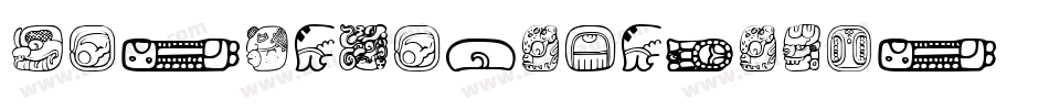 MesoamericaDings-x9mr字体转换
