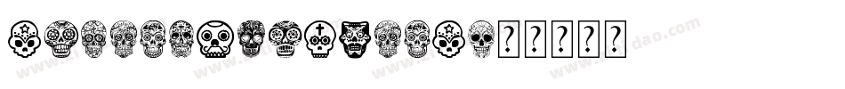 MexicanGothicM字体转换