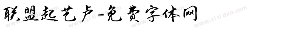联盟起艺卢字体转换