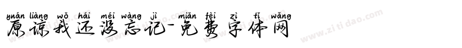 原谅我还没忘记字体转换