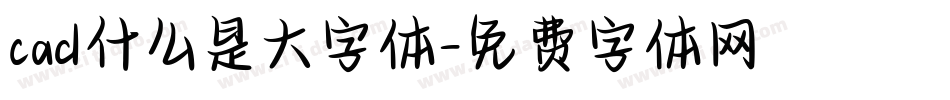 cad什么是大字体字体转换
