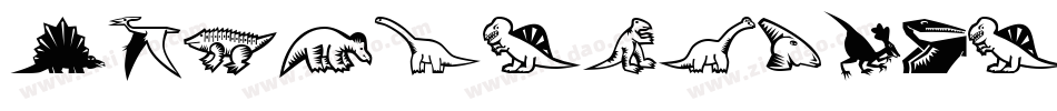 Dinosaur-K1aD字体转换