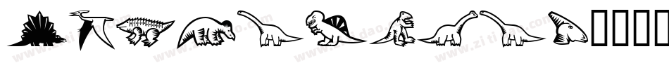 Dinosaurs字体转换