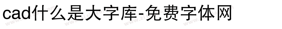 cad什么是大字库字体转换