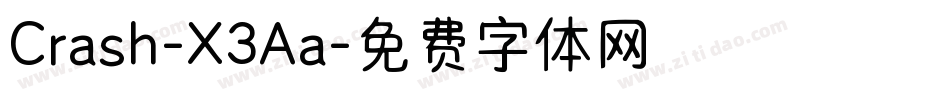 Crash-X3Aa字体转换
